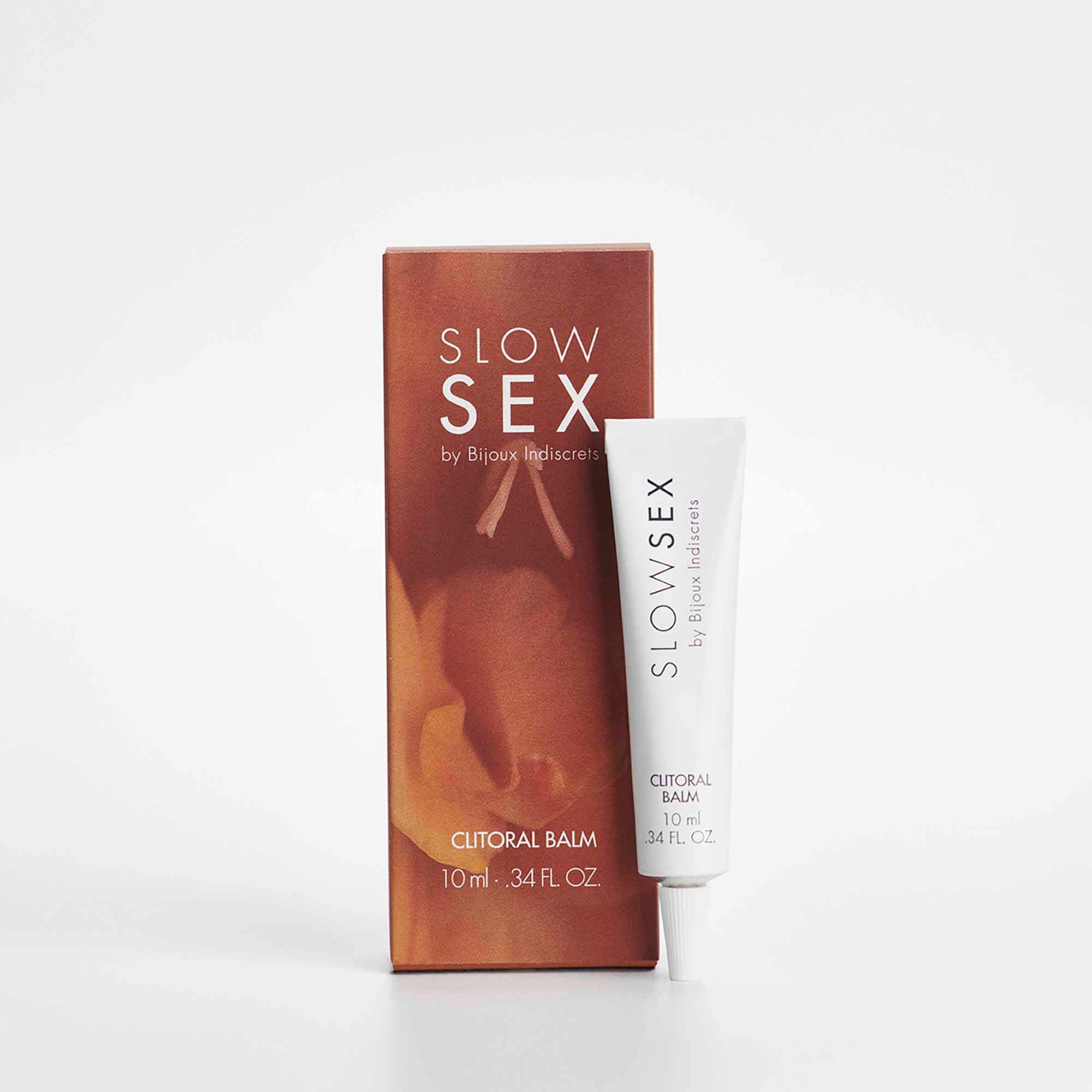 Balsam clitoridian cu aroma de cocos Slow Sex - Bijoux Indiscrets box
