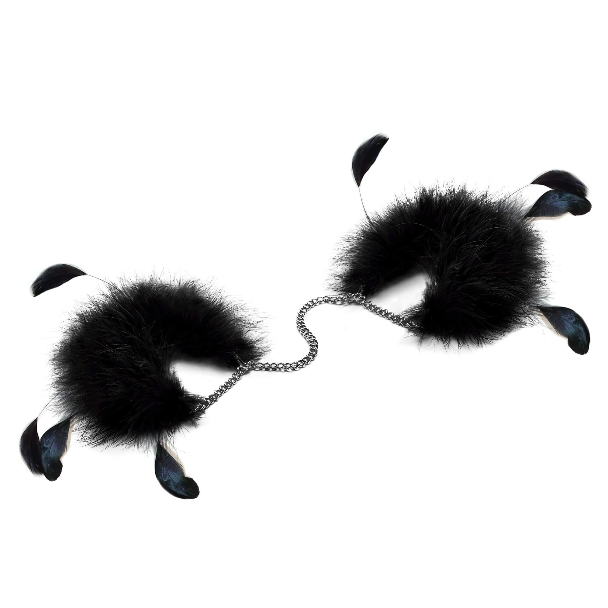 Catuse cu puf si pene Za Za Zu Handcuffs