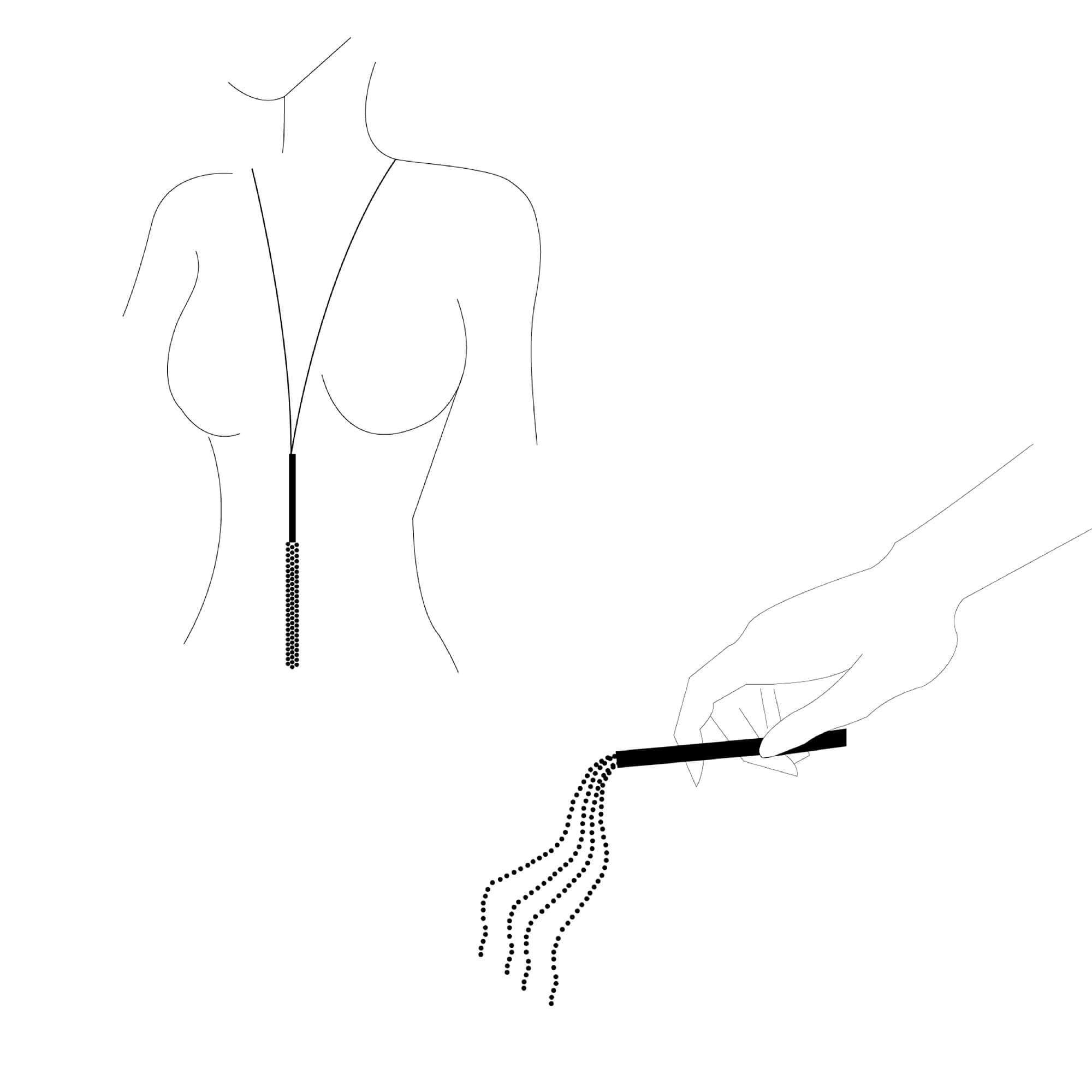 colier metalic ce poate fi folosit ca bici Magnifique de la Bijoux Indiscrets - how to use