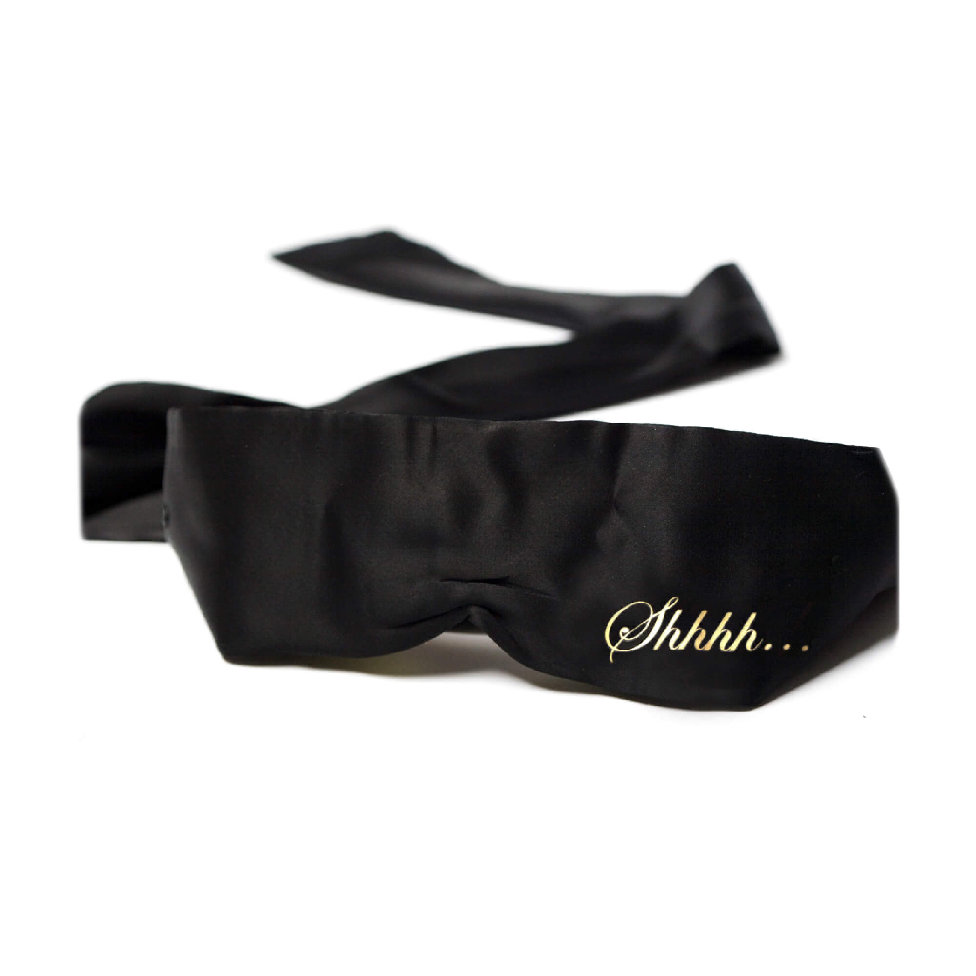 Legatura de ochi luxoasa din satin Shhh Blindfold