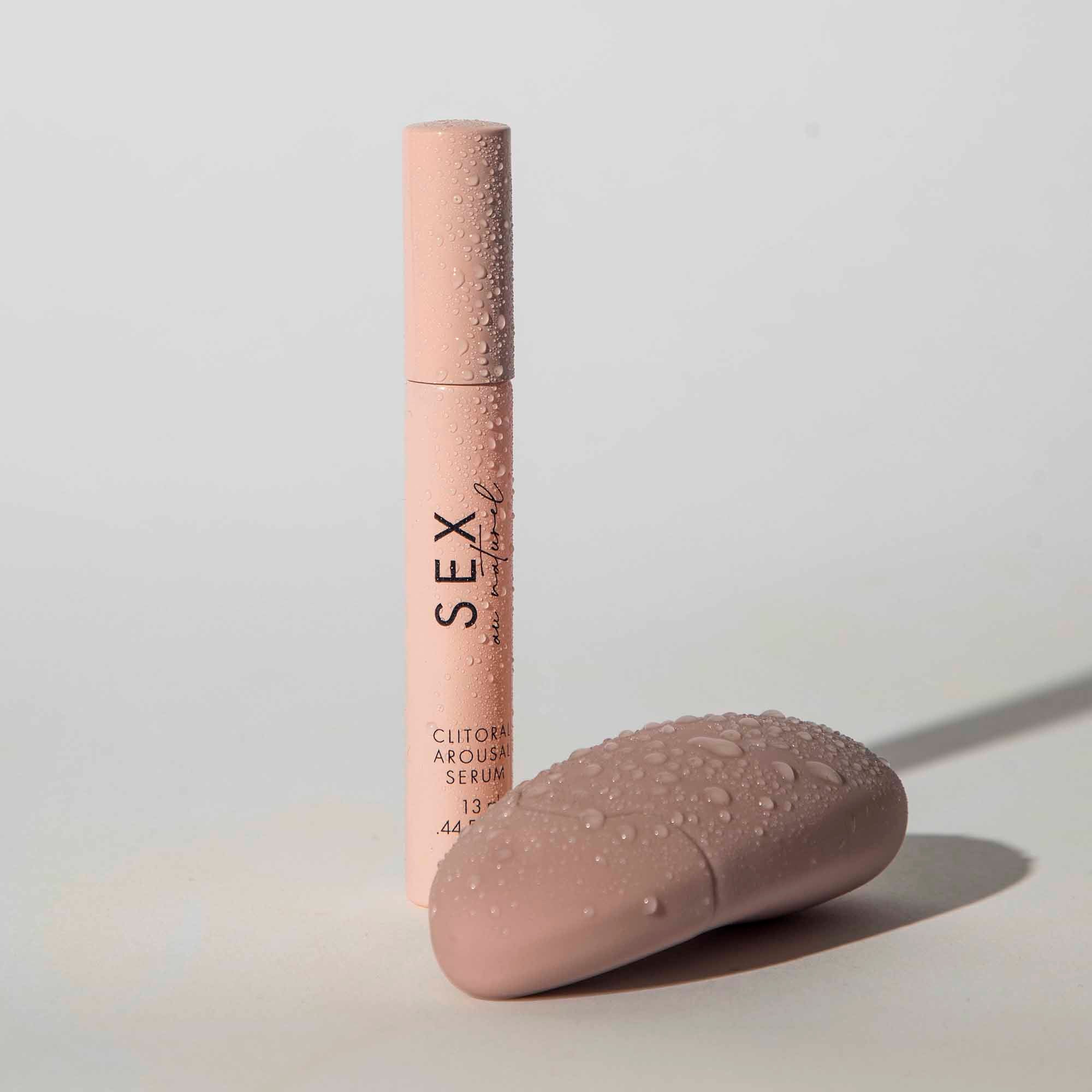 Stimulator Personal Massager Sex au Naturel impreuna cu Ser pentru stimulare clitoridiană - rezistente la apa