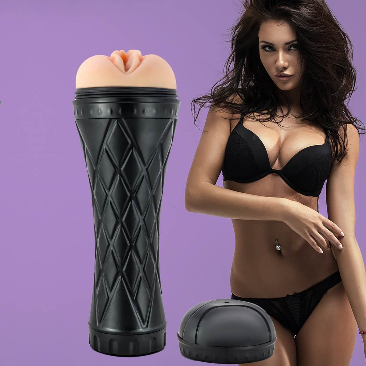 Masturbator Tori Vagina Cup – jucărie sexuală pentru bărbați cu vacuum ajustabil - model
