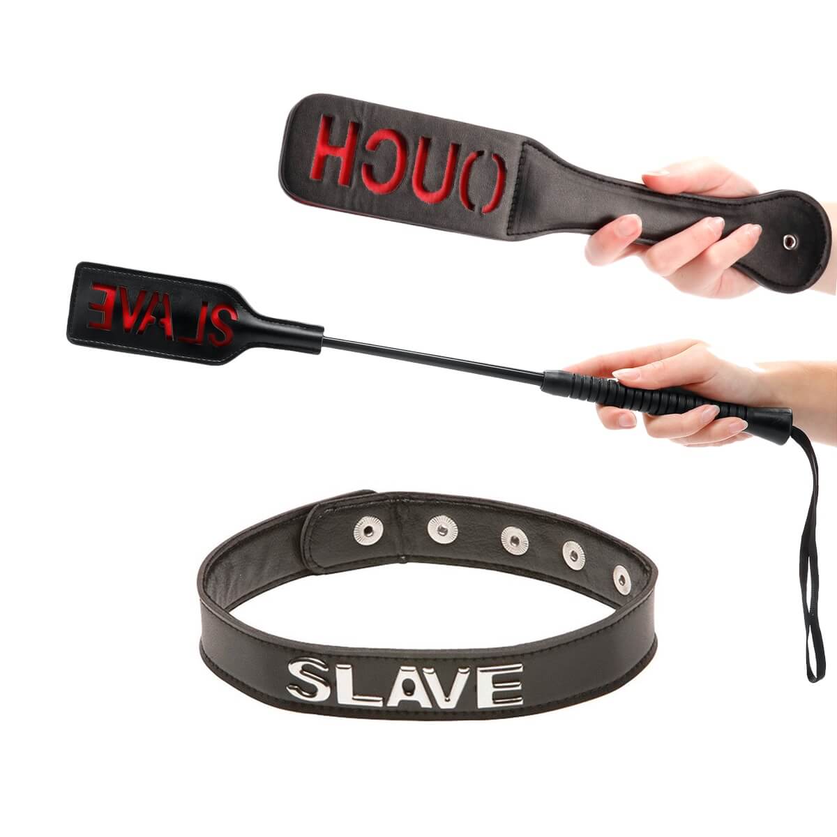 Set accesorii erotice BDSM 3 piese SLAVE