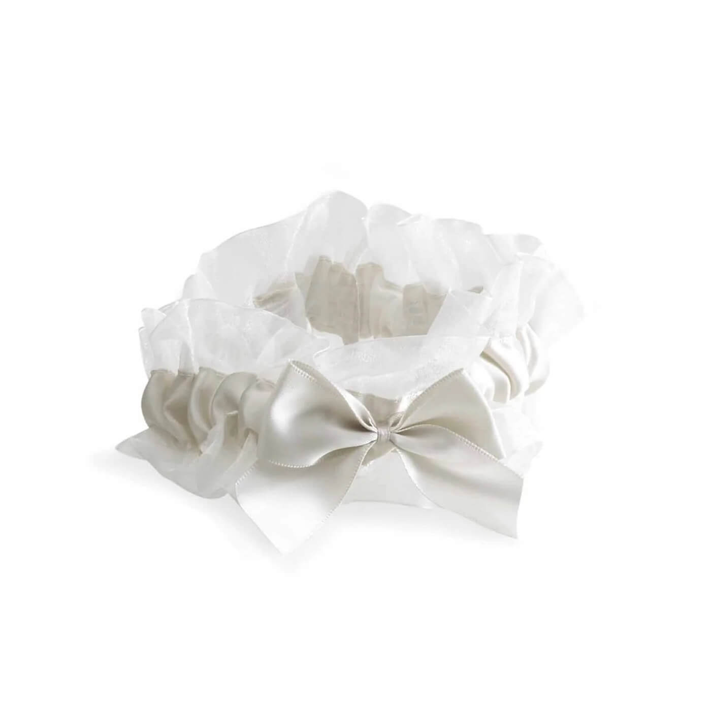 Set de accesorii de mireasa Happily Ever After · Alb - jartiera