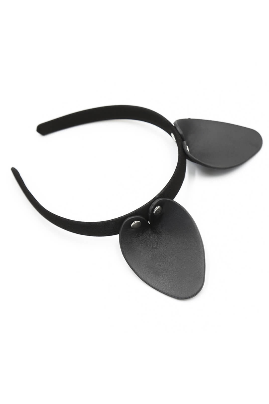 accesoriu fetish bondage Cat Ears, urechi de pisica piele vegana negre