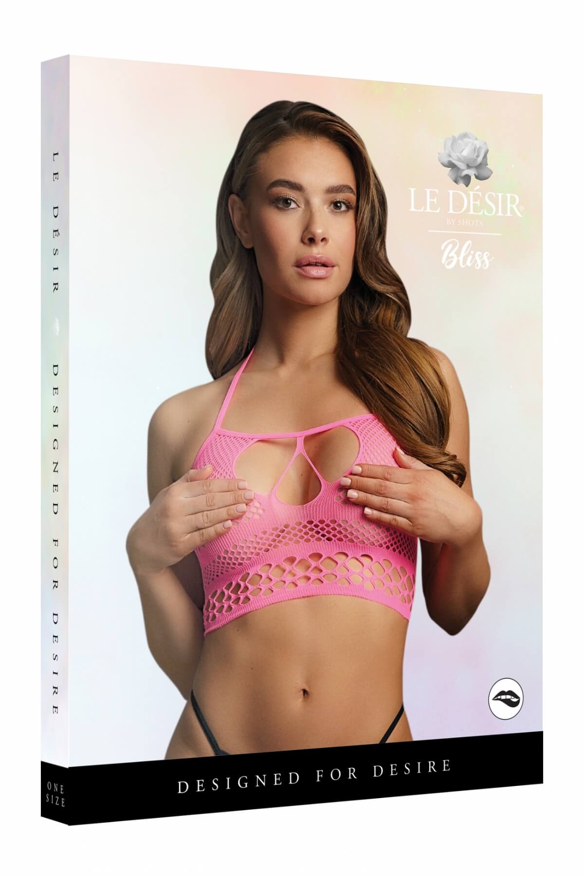 Top Sexy Fishnet Roz de Festival BLS006