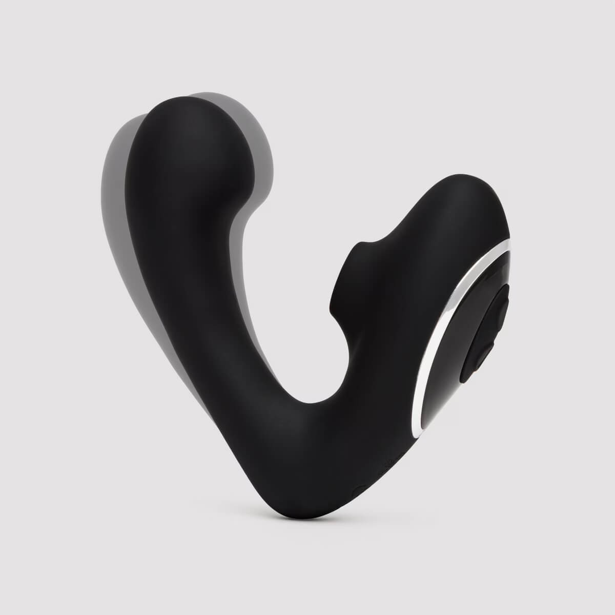 Fifty Shades of Grey – Greedy Girl Duet uneste pulsația fină a unui stimulator clitoridian și un vibrator care stimuleaza punctul G prin mișcări înainte și înapoi - vibrații