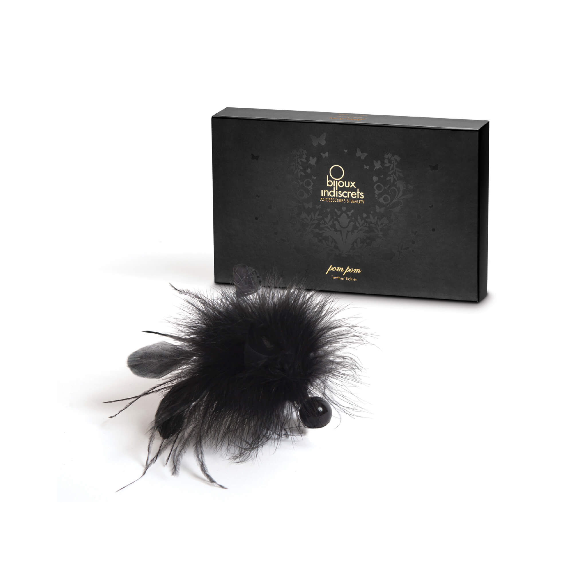 Gadilator cu pene Pom Pom Feather Tickler - cutie Bijoux Indiscrets