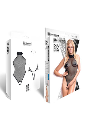 Body Dama din Mesh Negru Harmonia