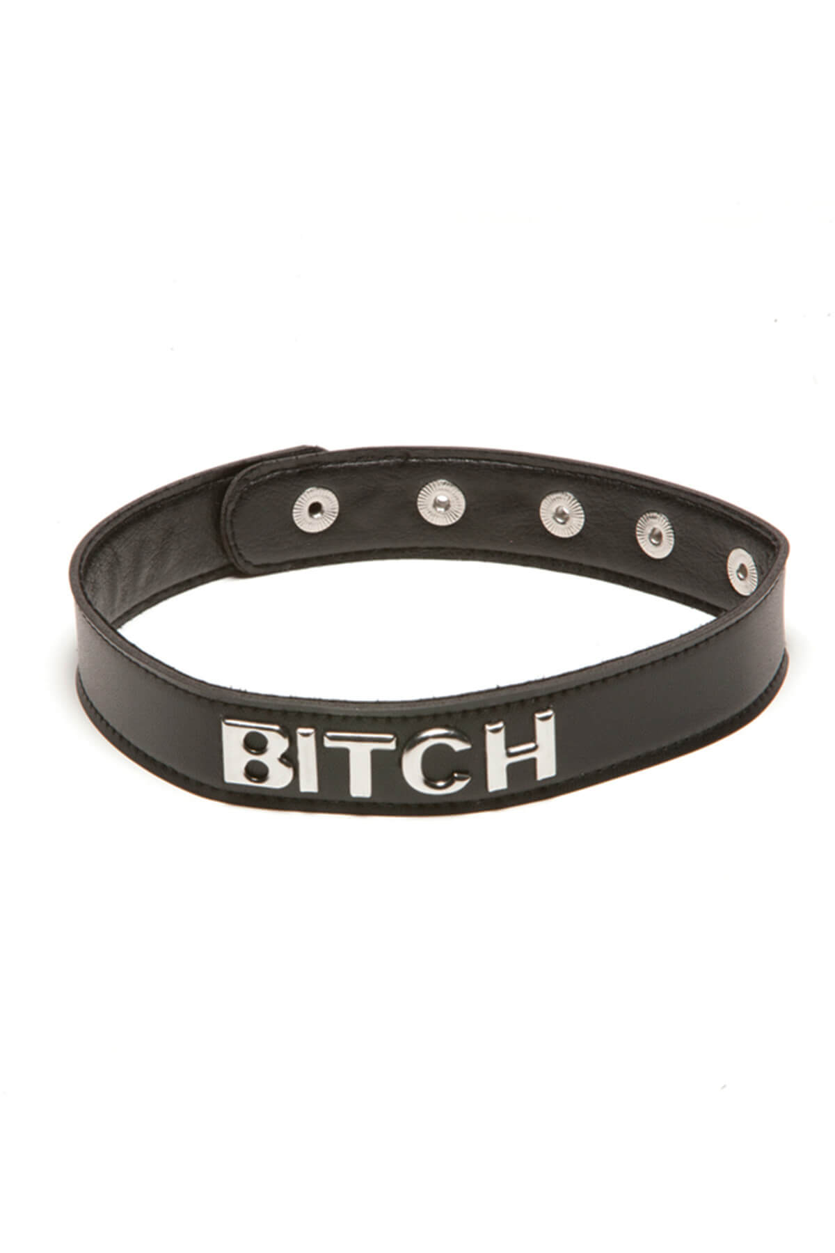 Colier BDSM Chocker Inscriptionat Bitch