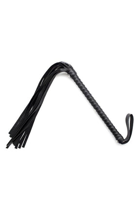 Long Handle Leather Flogger